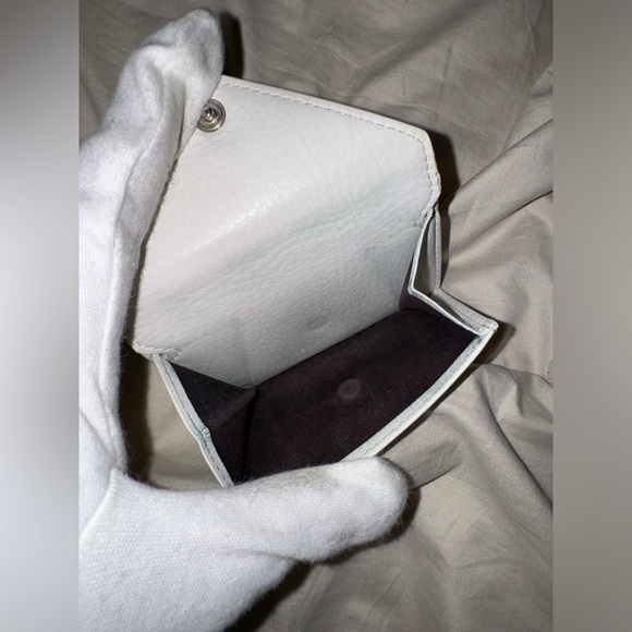 Balenciaga White Cream Envelope Card Holder Wallet - Picture 8 of 16